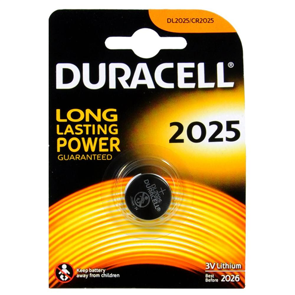 DURACELL CR2025 3V Lityum Düğme Pil (DL2025)