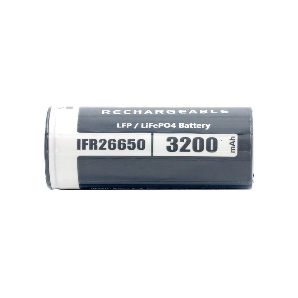 Orion IFR26650 3.2V 3200mAh 2C LiFePO4 Pil