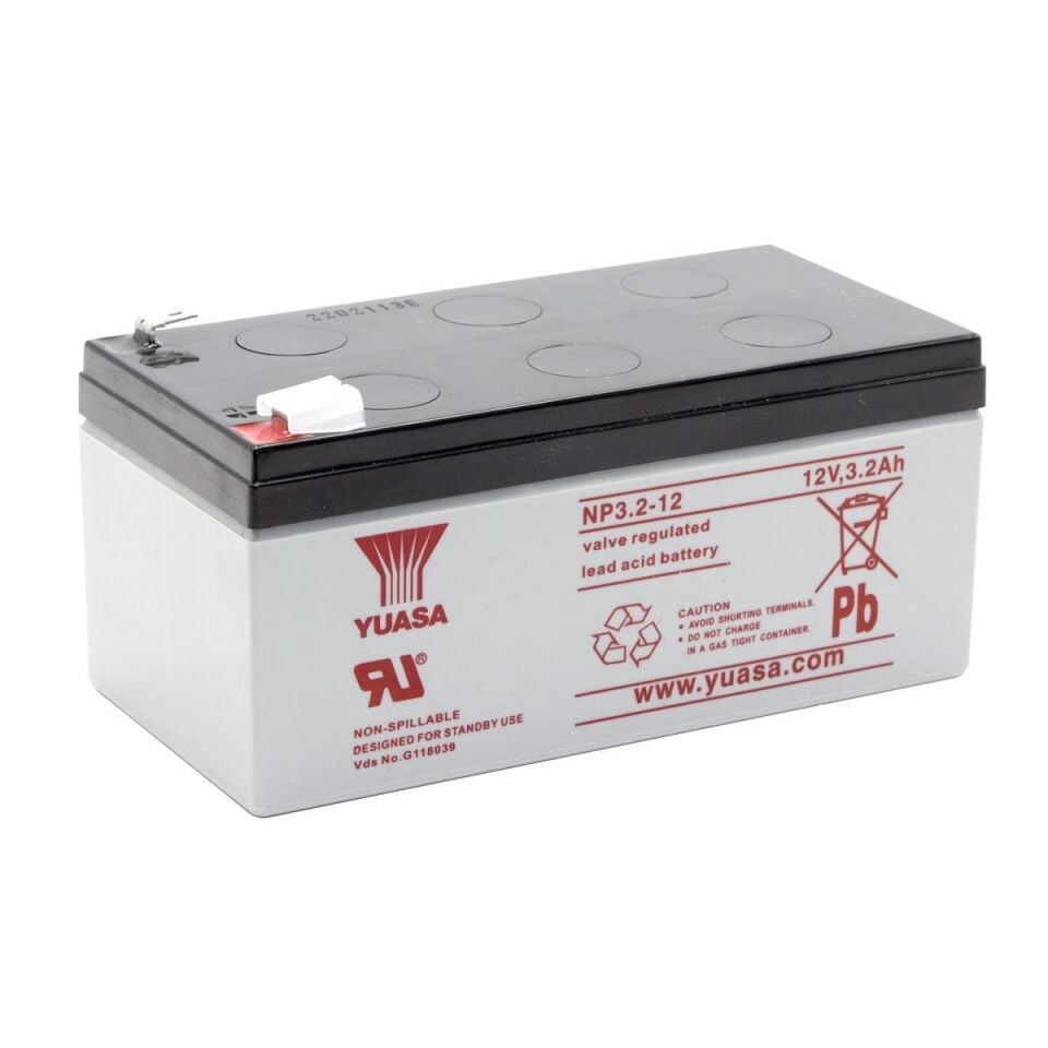 Yuasa NP3.2-12 12V 3.2Ah Bakımsız Kuru Akü