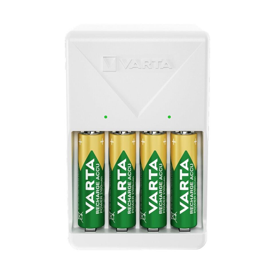 Varta Ni-MH Plug Şarj Cihazı – 4×AA 2100mAh (57657)