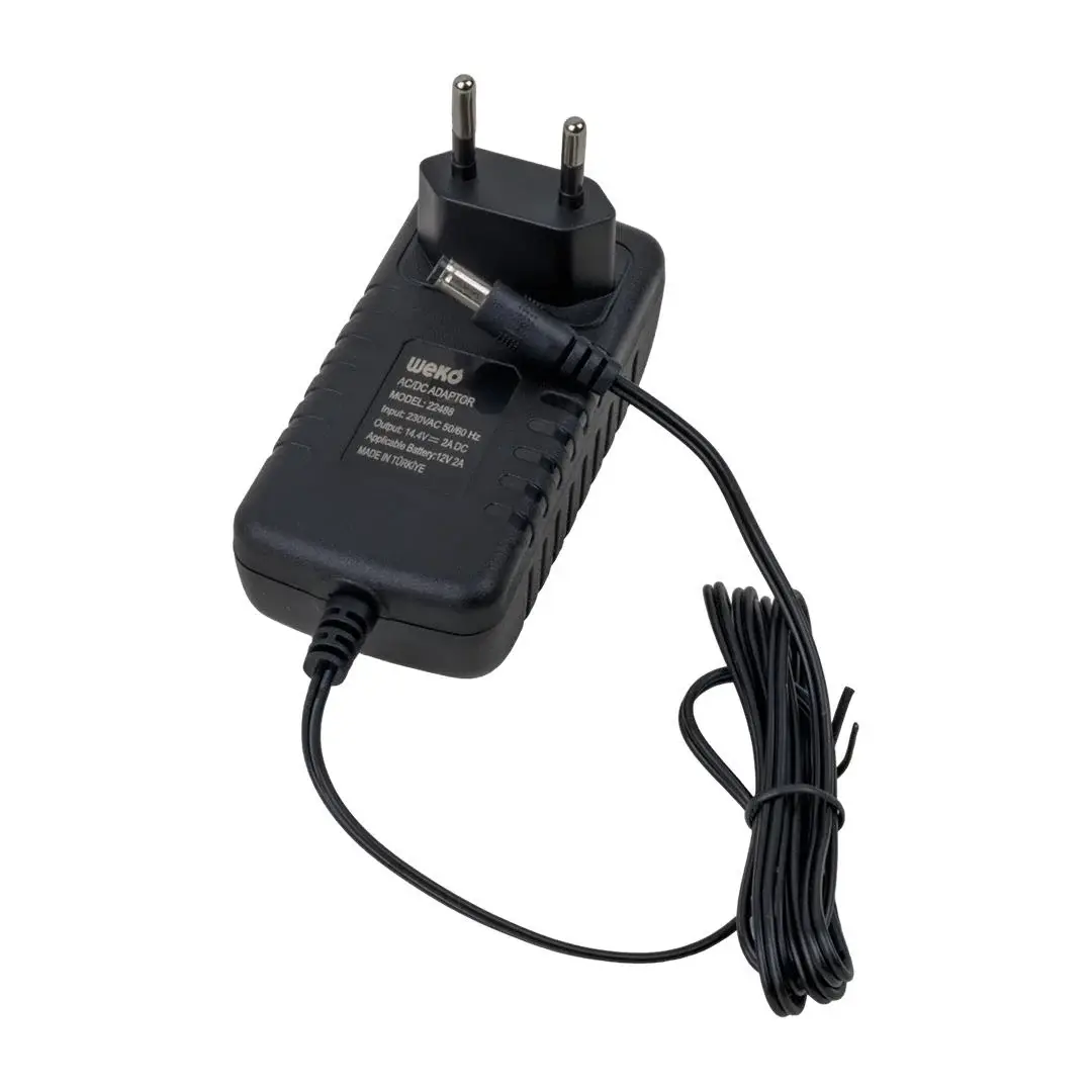 4S 2A 14.4V LiFePO4 Şarj Duvar Tipi 5.5*2.5 uçlu