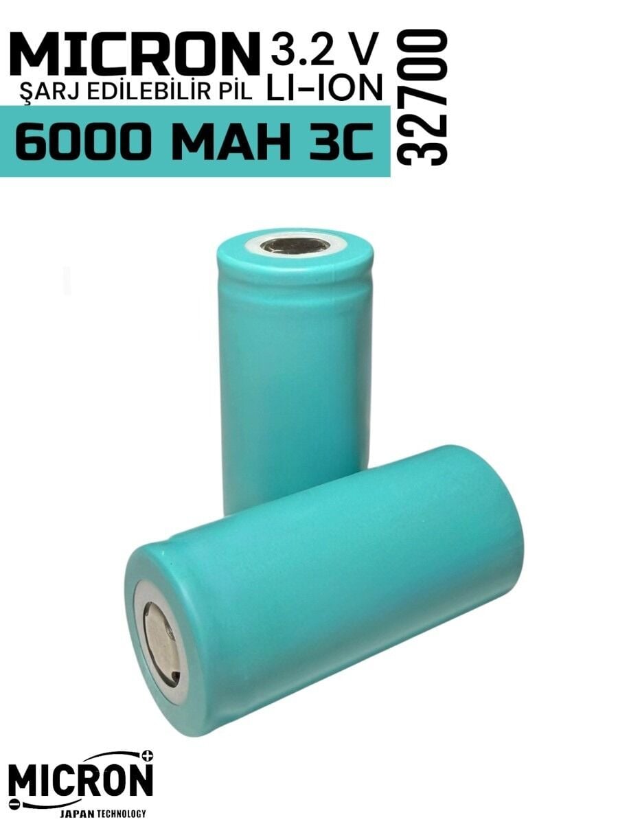 MICRON PİL LIFEPO4 IFR32700 6000 MAH 3C