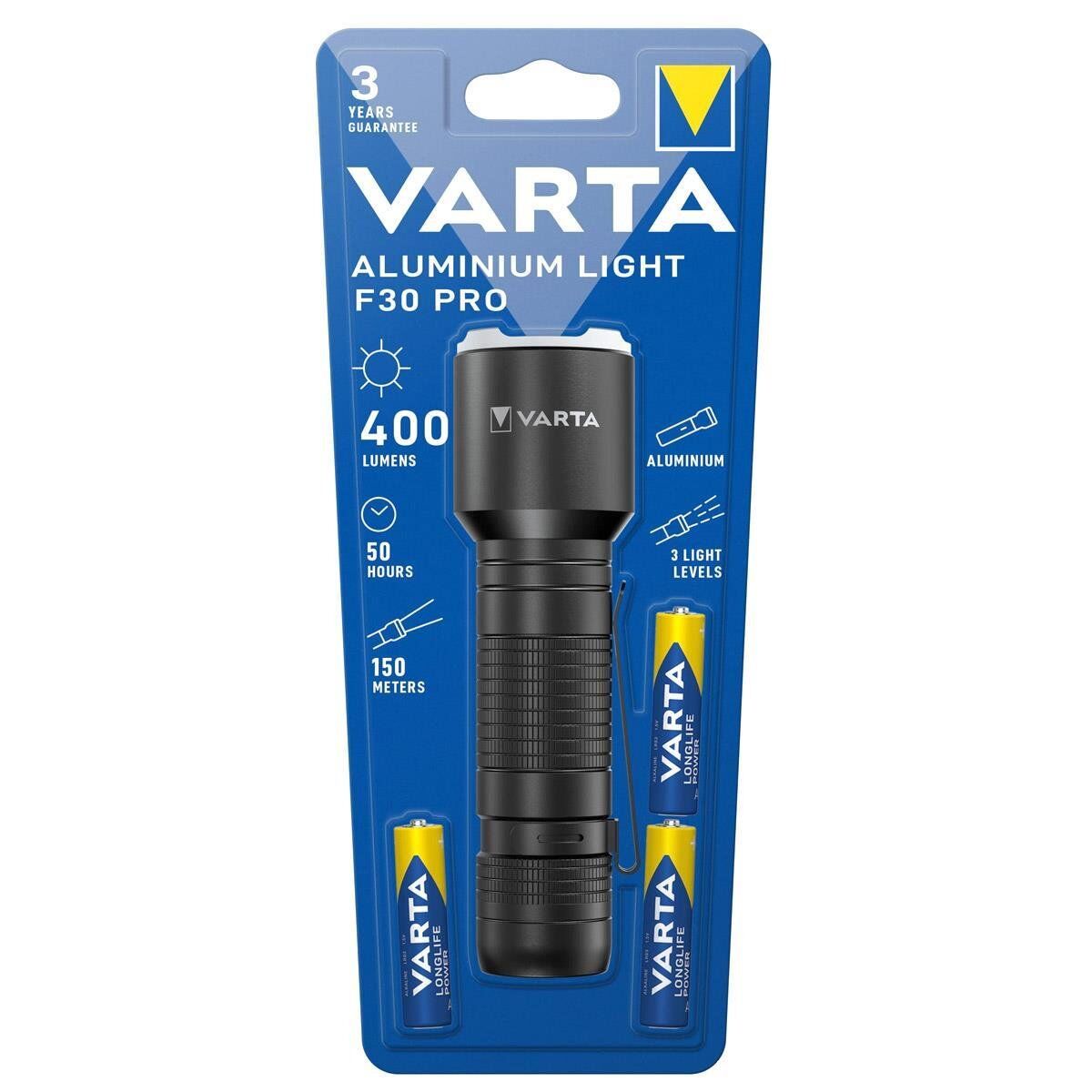 Varta Alüminyum F30 Pro LED El Feneri – 17608