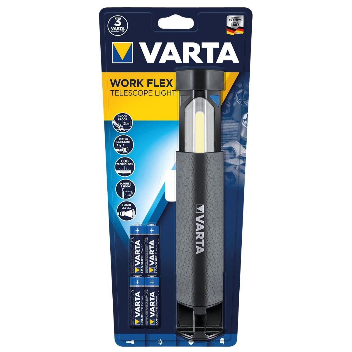 Varta Work Flex Teleskop Aydınlatma LED Fener – 18646