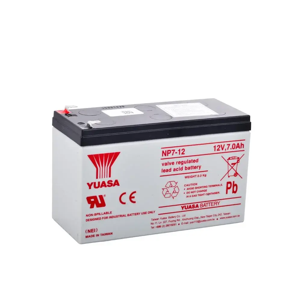 Yuasa NP7-12 12V 7Ah Bakımsız Kuru Akü