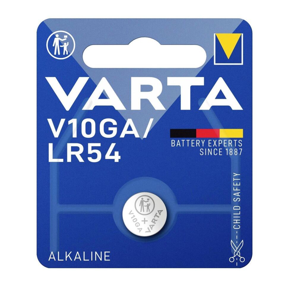 Varta V10GA 1.5V Alkalin Tekli Paket Pil / LR54 – (4274)