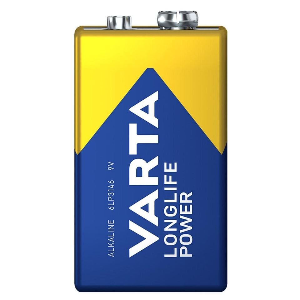 Varta 9V Alkalin Tekli Paket Pil – Longlife Power (4922)