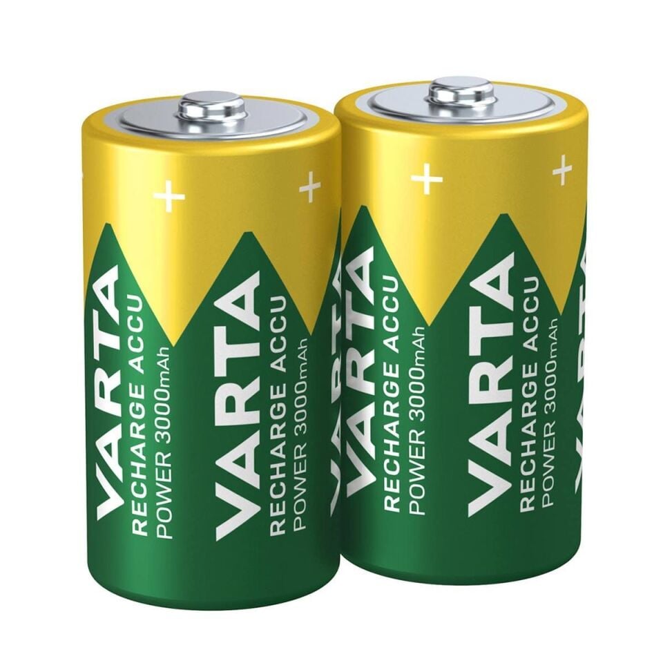 Varta C - Orta Boy 1.2V 3000mAh Ni-MH 2’li Paket Pil – Power (56714)