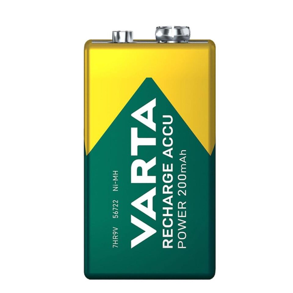 Varta 9V 200mAh Ni-MH Tekli Paket Pil – Accu (56722)