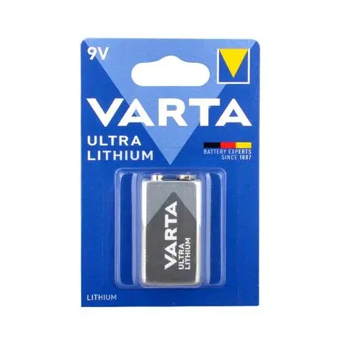 Varta 9V Lithium Tekli Paket Pil – Ultra (6122)