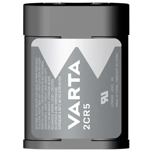 Varta 2CR5 6V Lithium Tekli Paket Pil – Professional (6203)