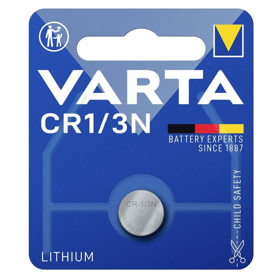 Varta CR1/3N 3V Lithium Tekli Paket Pil