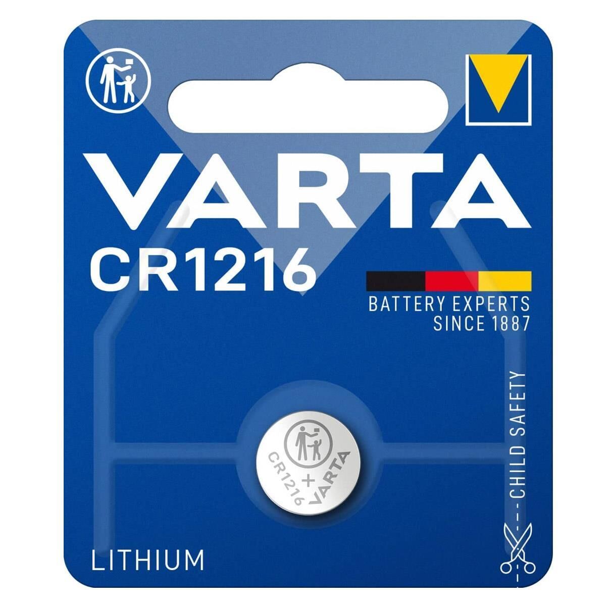 Varta CR1216 3V Lithium Tekli Paket Pil