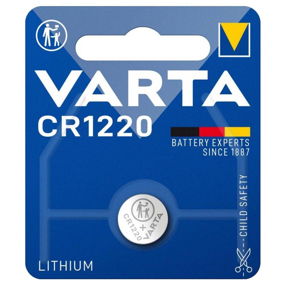 Varta CR1220 3V Lithium Tekli Paket Pil
