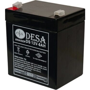 DESA DS12-5 12V 5 Ah Bakımsız Kuru Akü