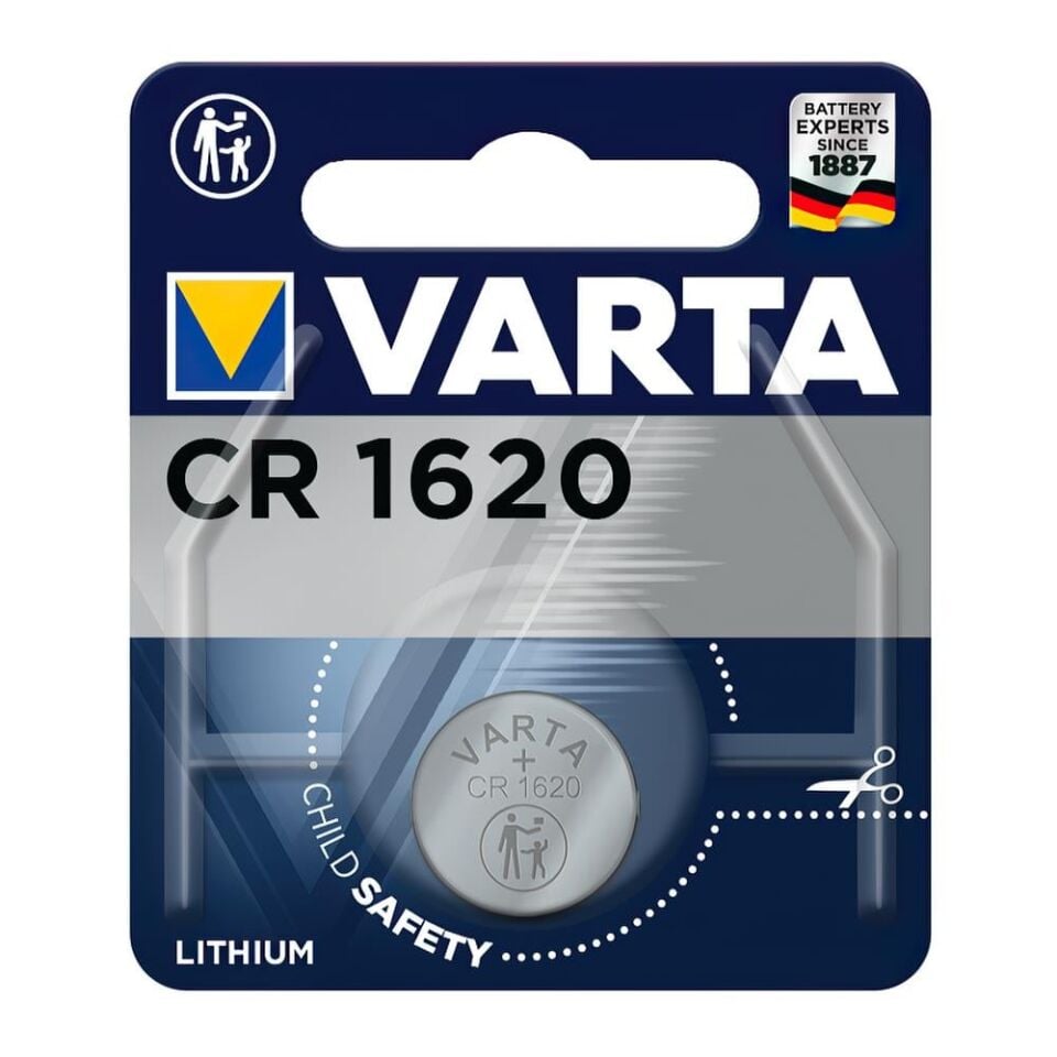 Varta CR1620 3V Lithium Tekli Paket Pil