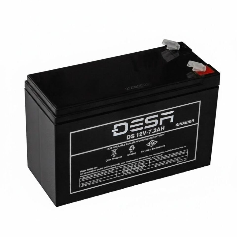 DESA DS12-7.2 12V 7.2 Ah Bakımsız Kuru Akü