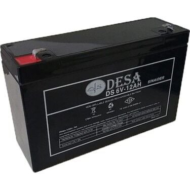 DESA DS6-12 6V 12 Ah Bakımsız Kuru Akü