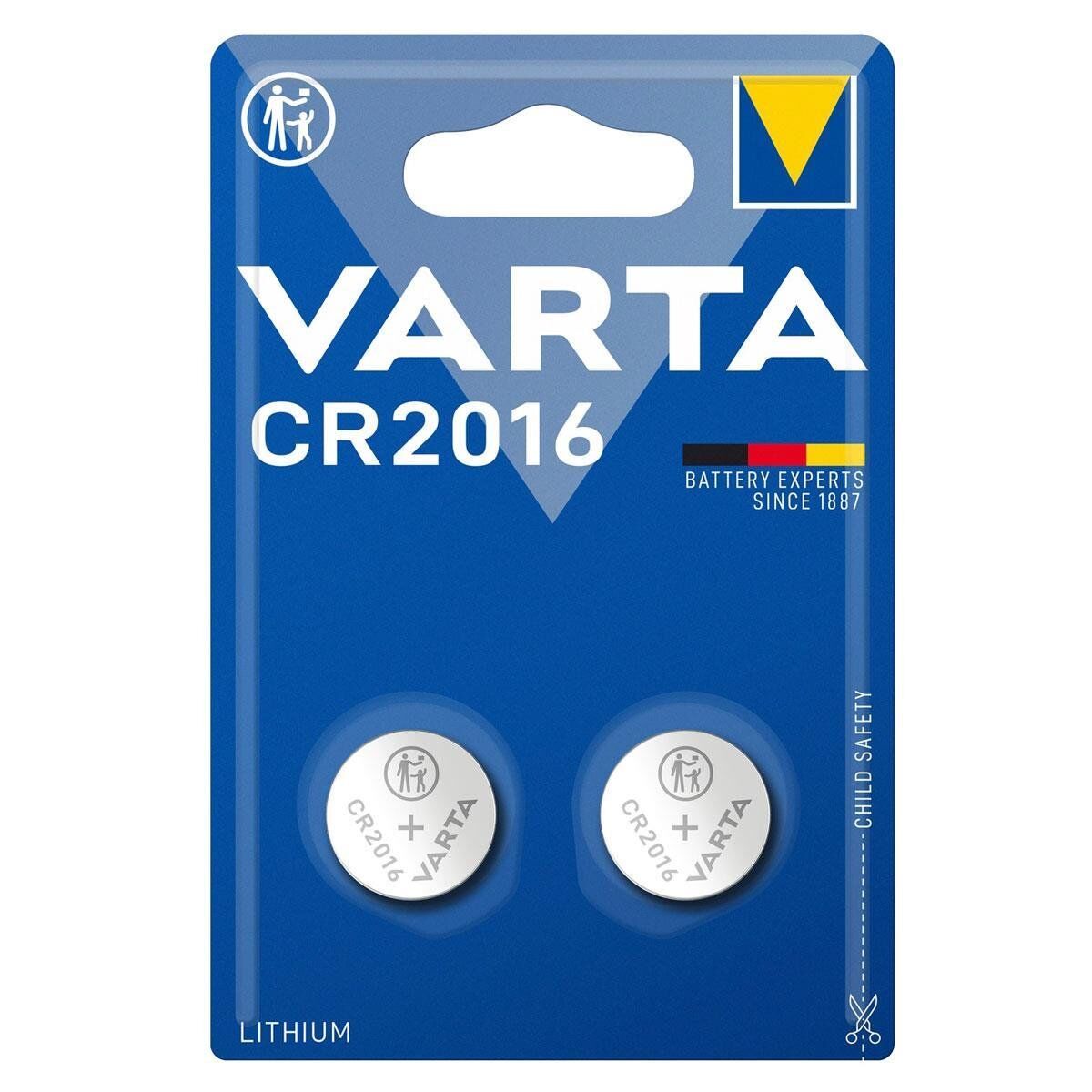 Varta CR2016 3V Lithium 2’li Paket Pil
