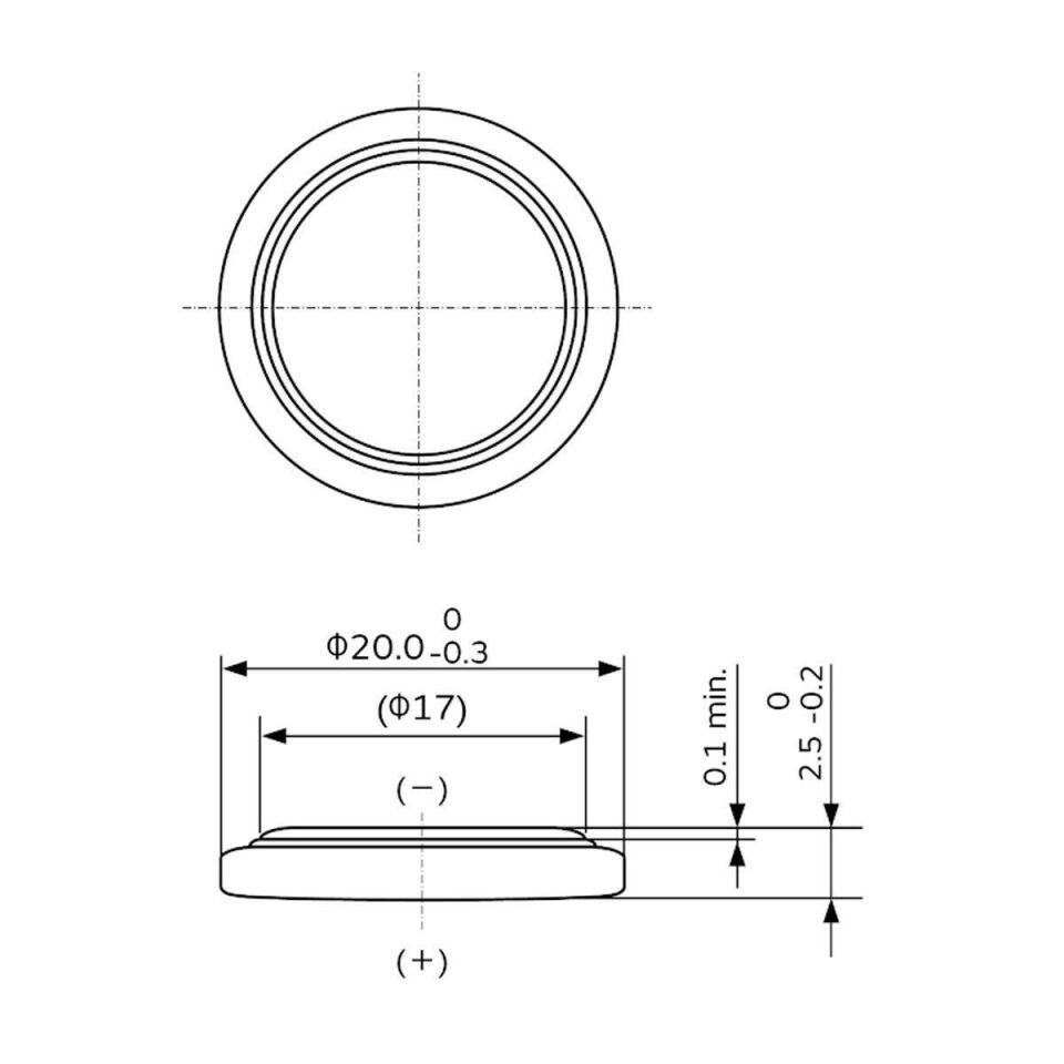 Varta CR2025 3V Lithium Tekli Paket Pil