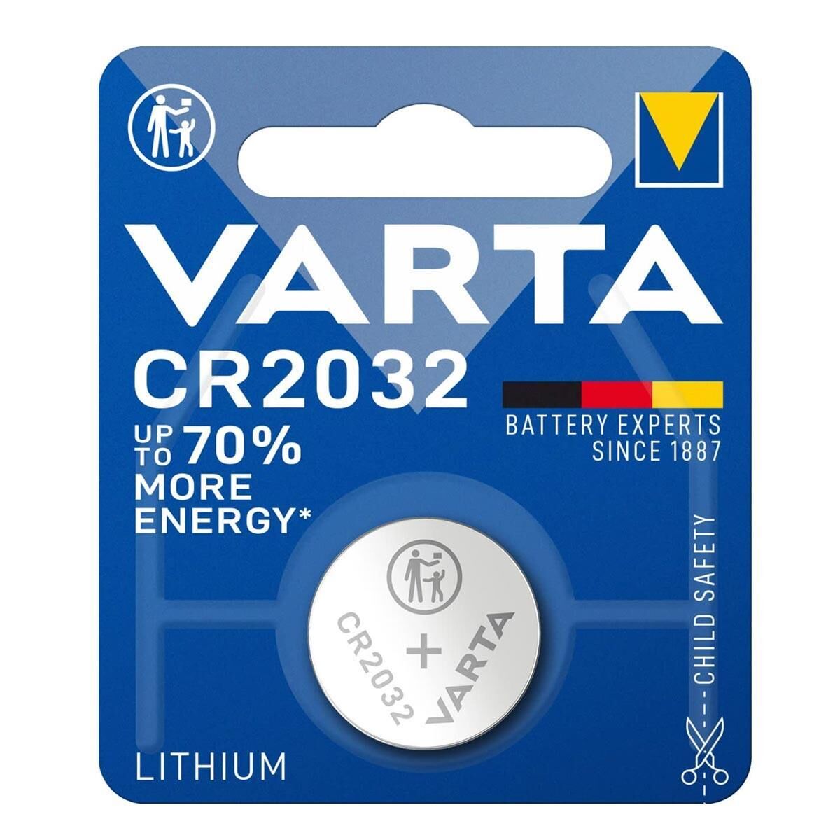 Varta CR2032 3V Lithium Tekli Paket Pil