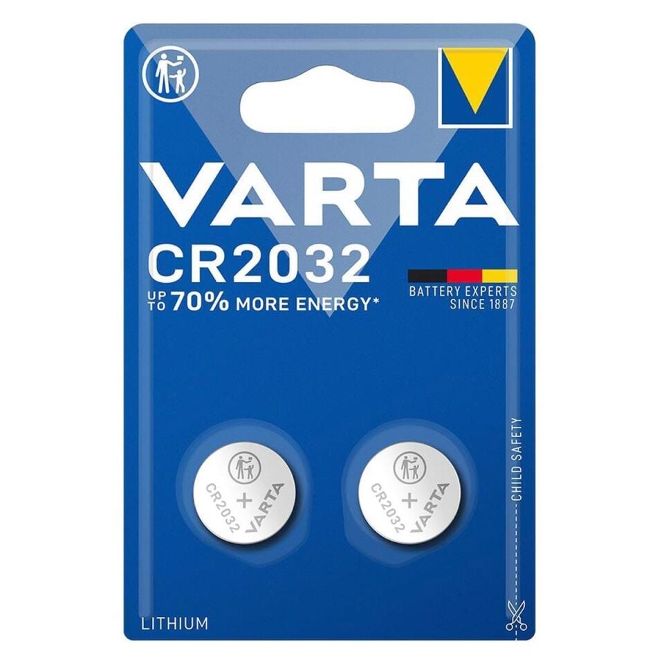 Varta CR2032 3V Lithium 2’li Paket Pil