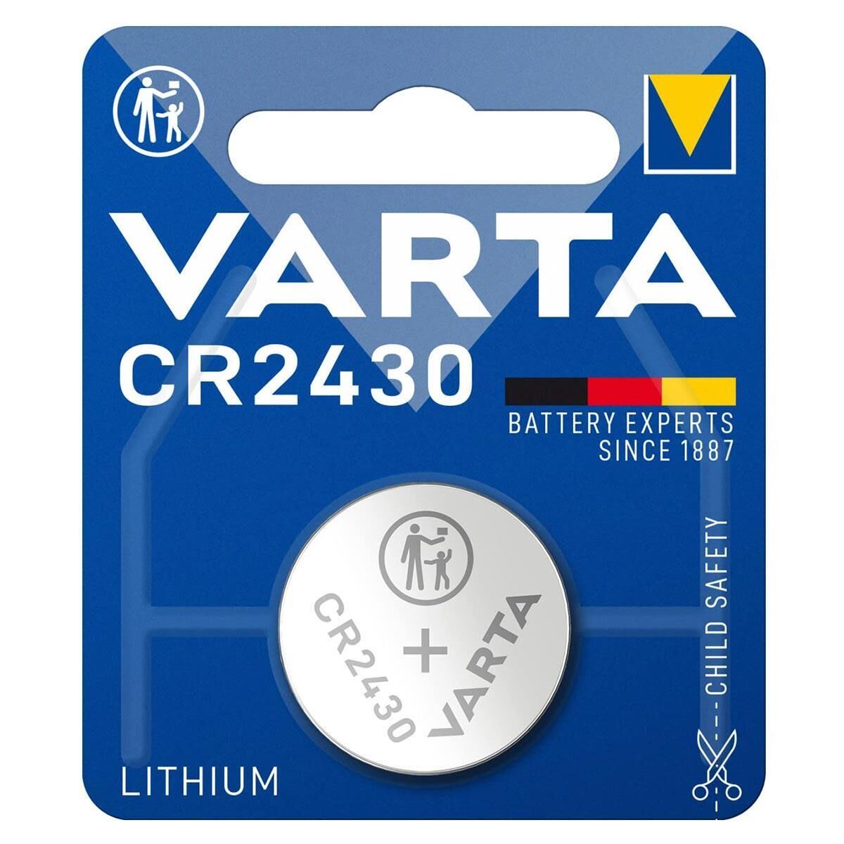 Varta CR2430 3V Lithium Tekli Paket Pil