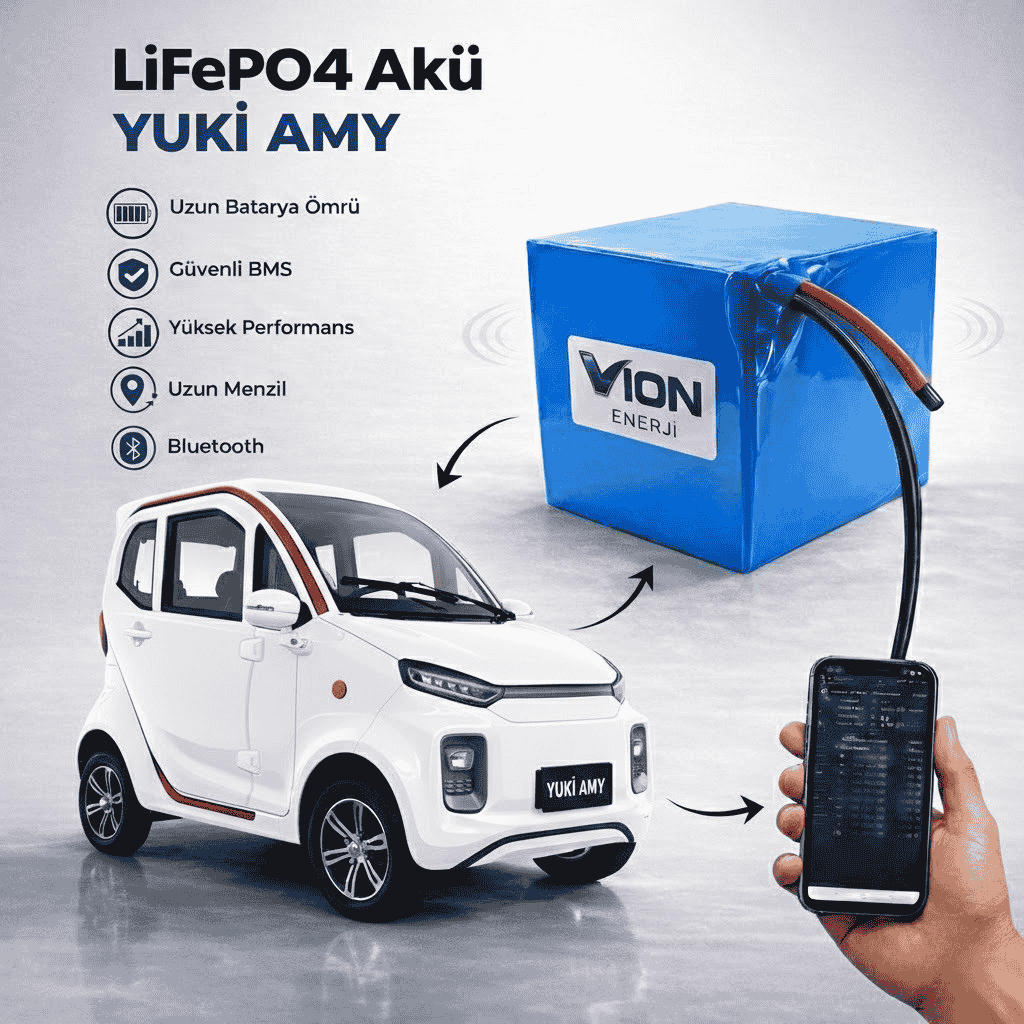 YUKİ AMY LiFePO4 Batarya 72V 60Ah