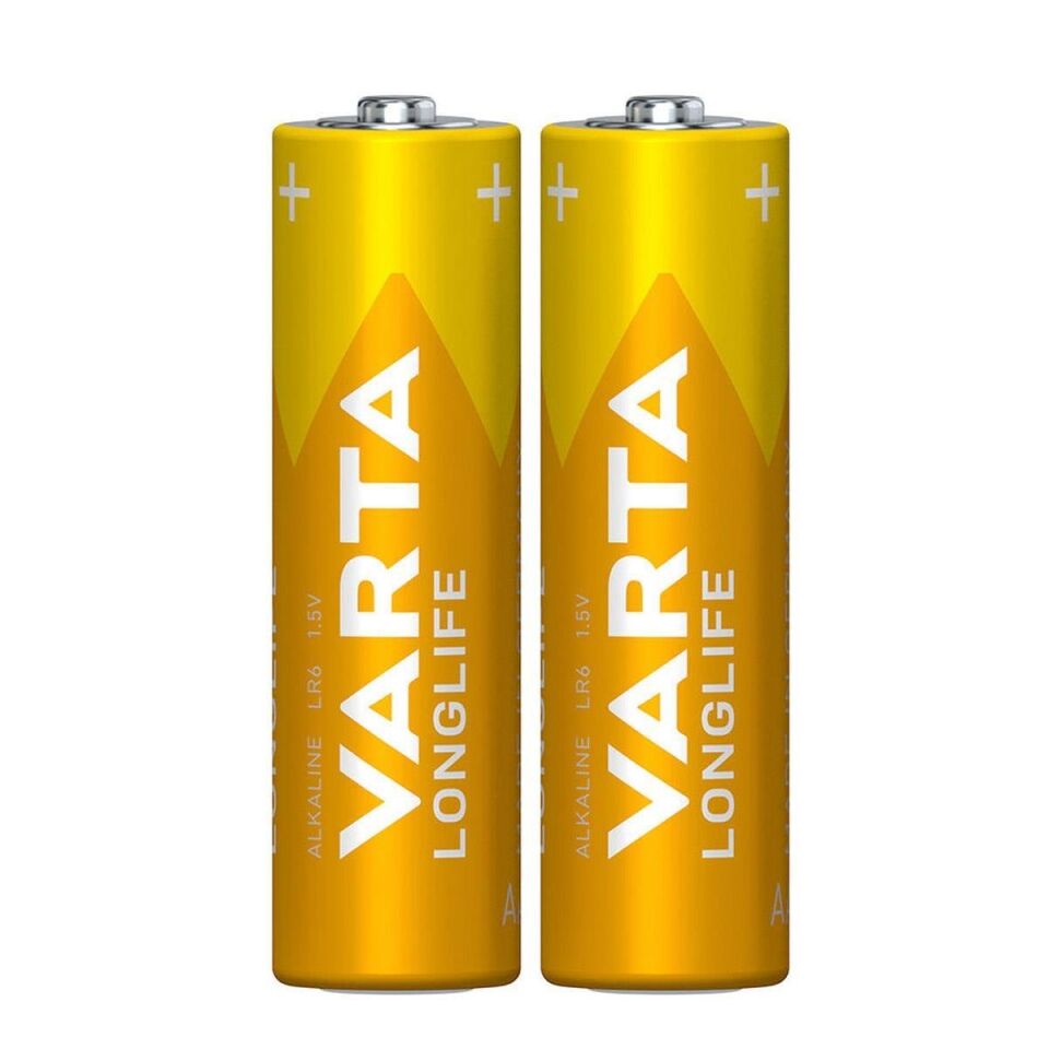 Varta AA 1.5V Alkalin 2’li Paket Pil – Longlife (4106)