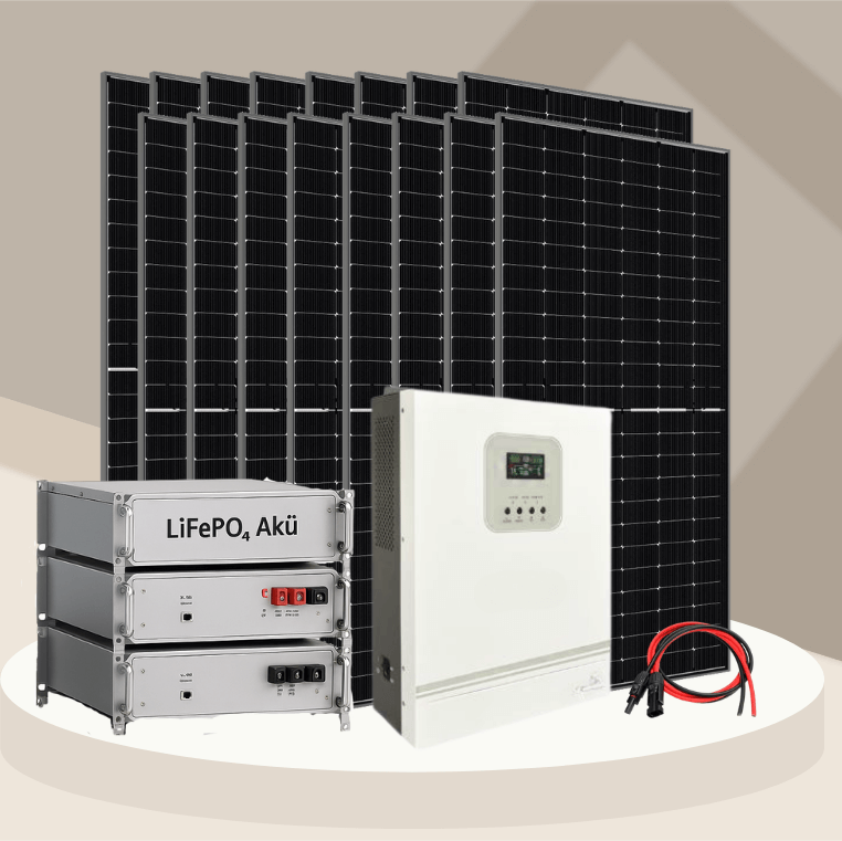 11 KW Lityum Akülü Solar Paket