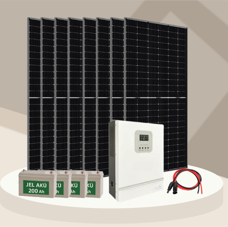 6.2 KW Jel Akülü Solar Paket - 3