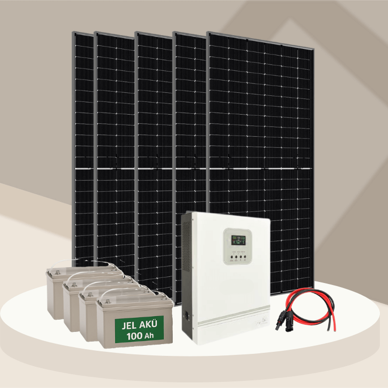 4.2 KW Jel Akü Solar Paket