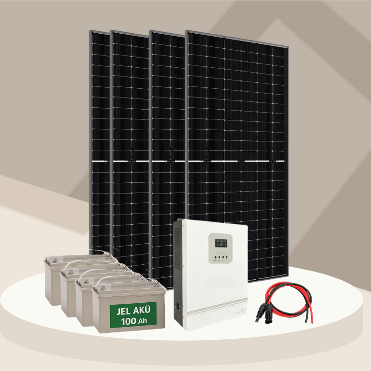 3 KW Jel Akülü Solar Paket - 3