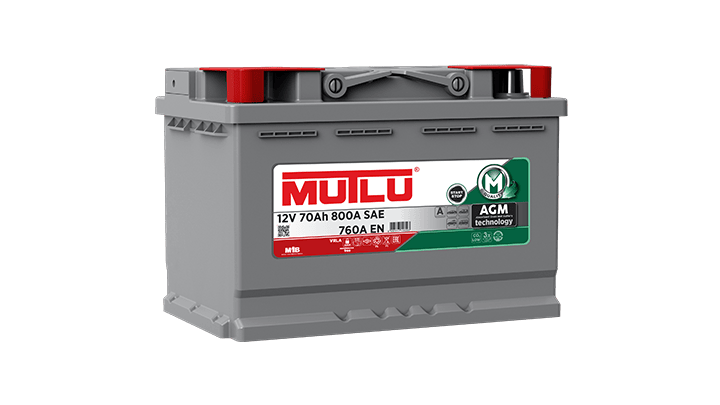 Mutlu Akü 12V 70 Ah 760A EN AGM (Start-Stop)