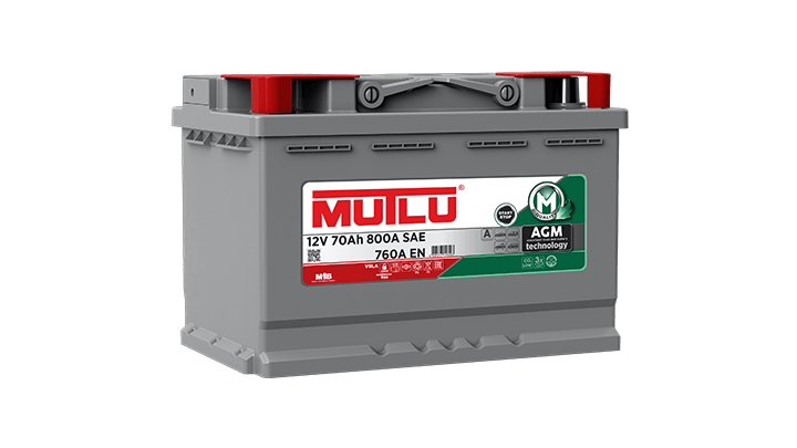 Mutlu Akü 12V 70 Ah 760A EN AGM (Start-Stop)