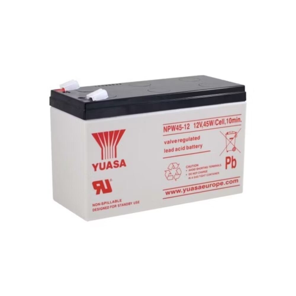 Yuasa 12V 9AH Bakımsız Kuru Akü (NPW45)